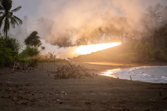 U.S. Army Soldiers assigned to 3rd Platoon, Alpha Battery, 1st Long Range Fires Battalion, 1st Multi-Domain Task Force fire an M142 High Mobility Rocket System during Exercise Balikatan 24 at Rizal, Philippines, May 2, 2024. BK 24 is an annual exercise between the Armed Forces of the Philippines and the U.S. military designed to strengthen bilateral interoperability, capabilities, trust, and cooperation built over decades of shared experiences. (U.S. Marine Corps photo by Cpl. Kyle Chan)