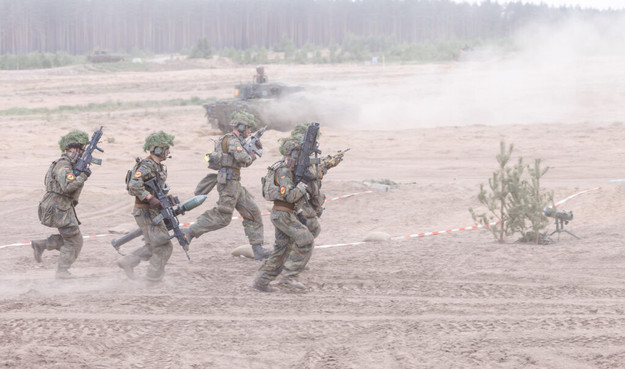 Deutsche Soldaten bei einer Uebung im Rahmen des Nato-Grossmanoevers Steadfast Defender und dem deutschen Anteil der Uebung, Quadriga 2024, in Pabrade, 29.05.2024.

Juliane Sonntag/photothek.de