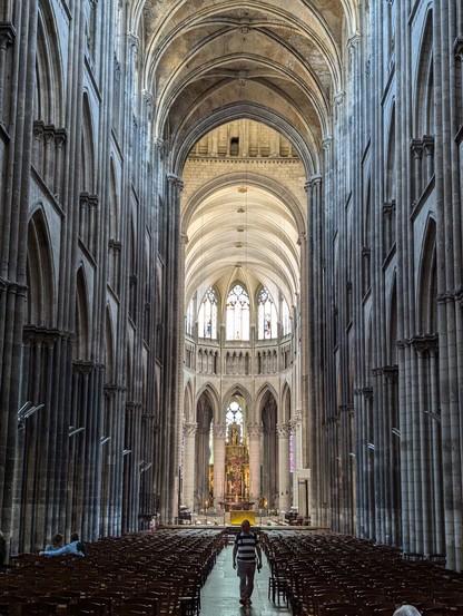 Kirchenschiff der Kathedrale von Rouen